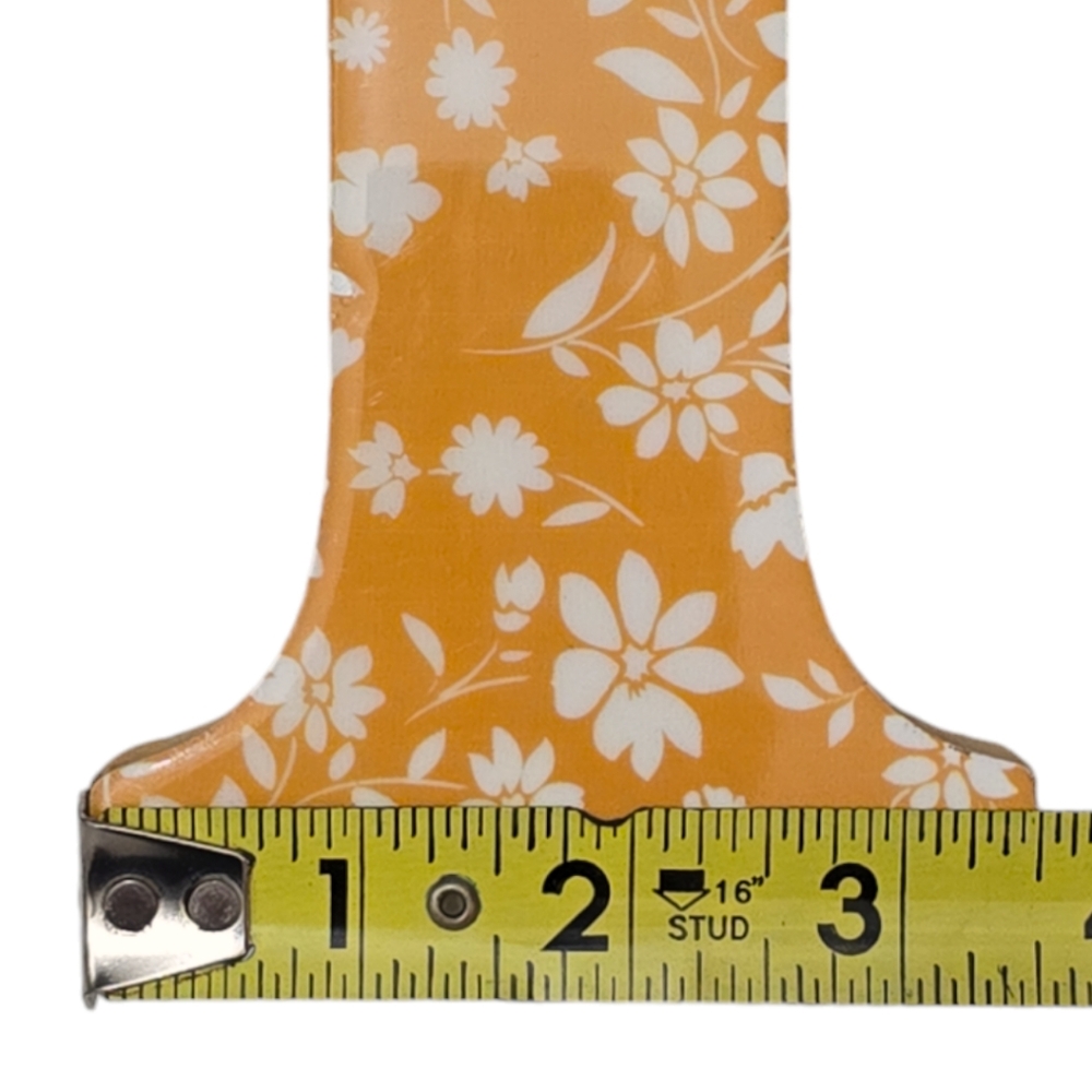 Ashland Mustard Yellow Orange Letter I Monogram Letter Hanging or Tabletop Decor - Picture 6 of 10